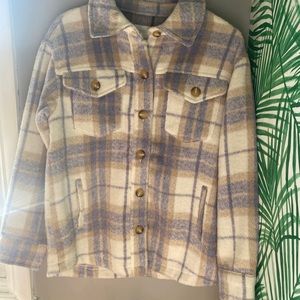 super soft and comfy flannel jacket